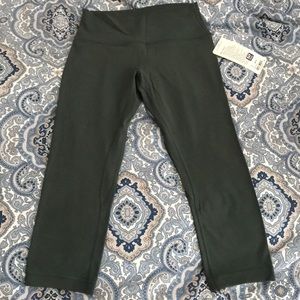 Lululemon Align Crop 21” Teal Shadow - Size 8
